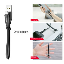 Кабель Baseus Nimble Portable Series Fast Charging Data Cable USB to Lightning 2.4A 0.23m Черный