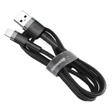Кабель Baseus Cafule Cable USB to Lightning 2.4A 0.5m Чорний