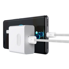 Кабель Baseus Dynamic Series Fast Charging Data Cable USB to Type-C 100W 20V 5A 2m Белый