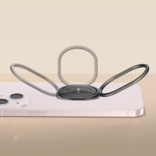 Тримач для телефону Baseus Rails Phone Ring Phone Stand Holder Сірий