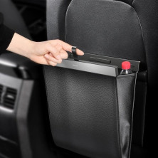 Автомобільний органайзер Baseus Large Garbage Bag for Back Seat контейнер для сміття на спинку сидіння Чорний