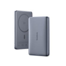 УМБ Baseus PicoGo AM41 Ultra-Slim Qi2 Magnetic 10000mAh 27W QC3.0+PD3.0 с функцией MagSafe и Qi2 15W Серый