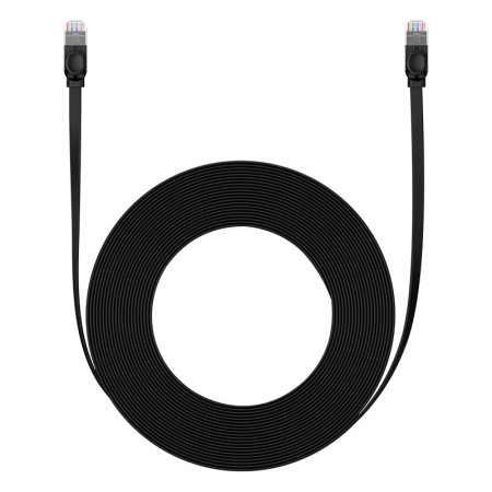 Кабель Baseus High Speed CAT6 RJ45 Gigabit Network Cable Ethernet Плоский 12m Черный