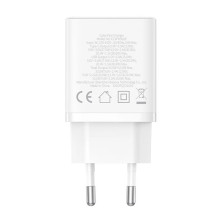 Мережевий зарядний пристрій Baseus Cube Fast Charger QC3.0+PD3.0 30W USB+Type-C 3A Білий