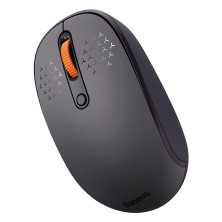 Беспроводная мышка Baseus F01B Tri-Mode Wireless Mouse 2.4G/BT1+BT2 800-1200-1600dpi Серый