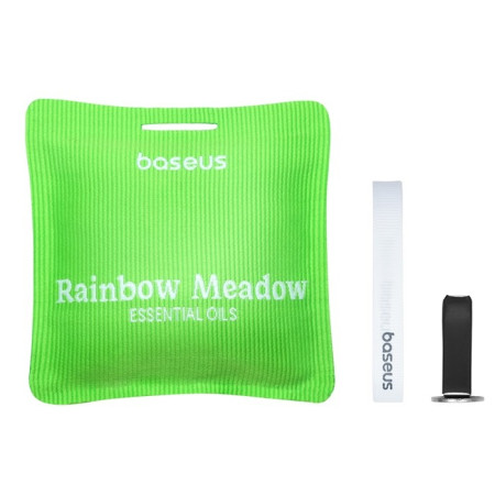 Ароматизатор в машину Baseus Margaret Car Air Freshener з ароматом Rainbow Meadow Салатовий