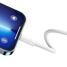 Кабель Baseus Dynamic Series Fast Charging Data Cable Type-C to Lightning PD 20W 1m Білий
