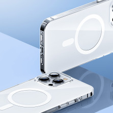 Чохол Baseus Crystal Magnetic Phone Case для iPhone 13 Pro 6.1" Прозорий