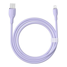Кабель Baseus Pudding Series Fast Charging Data Cable USB to Lightning 2.4A 2m Фіолетовий