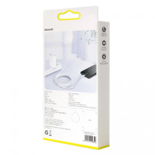 Кабель Baseus White Series Support VOOC Quick Charging Cable USB to Type-C 100W 20V 5A 1m Белый