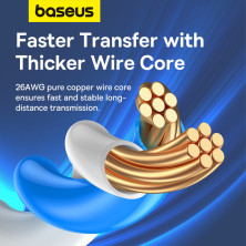 Кабель Baseus High Speed CAT5 RJ45 Gigabit Network Cable Ethernet Круглый 10m Черный