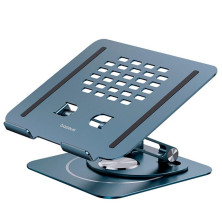 Підставка для ноутбука Baseus UltraStable Pro Series Rotatable and Foldable Laptop Stand на 2 шарнірах обертання 360° Сірий