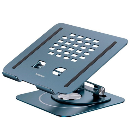 Підставка для ноутбука Baseus UltraStable Pro Series Rotatable and Foldable Laptop Stand на 2 шарнірах обертання 360° Сірий