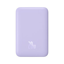 УМБ Baseus Magnetic Mini Wireless Fast Charge 2in1 10000mAh 20W 2.4A QC3.0+PD3.0 с Беспроводной зарядкой Qi 15W Фиолетовый