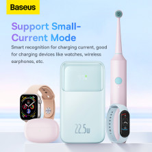 УМБ Baseus Comet Digital Display Fast Charge 10000mAh 22.5W 3A з технологією QC3.0+PD3.0 и iP 20W+Type-C 22.5W кабелем Блакитний