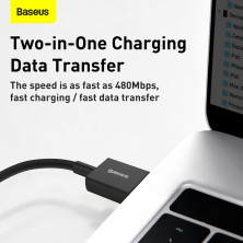 Кабель Baseus Superior Series Fast Charging Data Cable USB to Type-C 66W 11V 6A 1m Черный