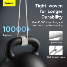 Кабель Baseus Dynamic Series Fast Charging Data Cable USB to Type-C 100W 20V 5A 2m Белый