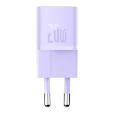 Мережевий зарядний пристрій Baseus GaN5 Fast Charger 1C PD3.0 20W Type-C 3A Фіолетовий