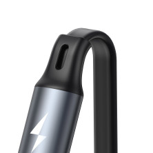 Кабель Baseus Fabric Flexible 3-in-1 Fast Charging Data Cable USB to Lightning+Type-C+MicroUSB 3.5А 1.2m Черный