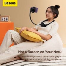 Тримач для телефону на шию Baseus ComfortJoy Series Neck Phone Holder Чорний