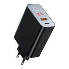 Сетевое зарядное устройство Baseus Speed PPS Intelligent Power-off QC4.0+PD3.0 45W USB+Type-C 6A Черный