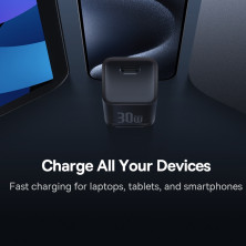 Сетевое зарядное устройство Baseus GaN5S Fast Charger 1C PD3.0 30W Type-C 3A Черный