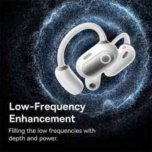 Бездротові навушники відкритого типу Baseus Eli Sport 1 Open-Ear Wireless TWS Earbuds IPX4 Білий