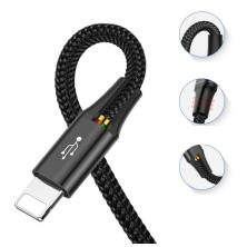 Кабель Baseus Fast 4-in-1 Fast Charging Data Cable USB to Lightning+Type-C*2+MicroUSB 3.5А 1.2m Чорний