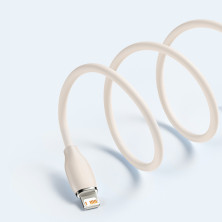 Кабель Baseus Jelly Liquid Silica Gel USB to Lightning 2.4A 2m Рожевий