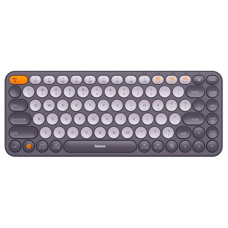 Клавиатура беспроводная Baseus K01A Wireless Tri-Mode Keyboard 2.4G/BT1+BT2 Сірий
