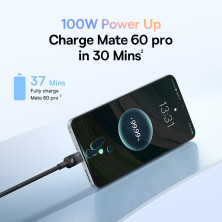 Кабель Baseus Discolor Series Fast Charging Data Cable USB to Type-C 100W 20V 5A 1m Чорний