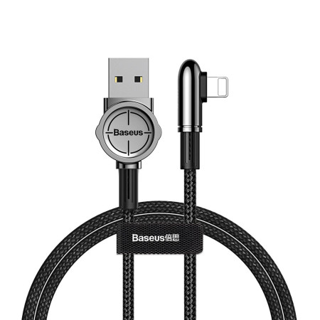 Кабель Baseus Exciting Mobile Game Fast Charging Cable USB to Lightning 2.4A 1m Чорний