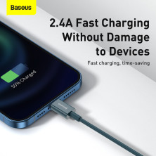 Кабель Baseus Superior Series Fast Charging Data Cable USB to Lightning 2.4A 1m Синій