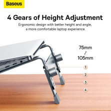 Підставка для ноутбука Baseus UltraStable Series Desktop Laptop Stand Сірий