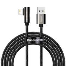 Кабель Baseus Legend Series Fast Charging Elbow Cable USB to Lightning 2.4A 2m Чорний