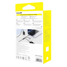 Кабель Baseus Flash Series 3 3-in-1 Fast Charging Data Cable  Type-C to Lightning+Type-C+Type-C 100W 1.5m Чорний