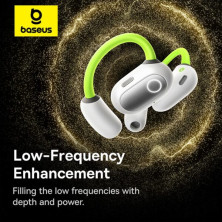 Бездротові навушники відкритого типу Baseus Eli Sport 1 Open-Ear Wireless TWS Earbuds IPX4 Салатовий