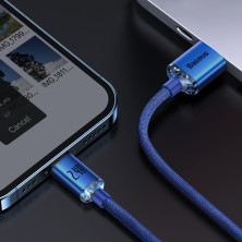 Кабель Baseus Crystal Shine Series USB to Lightning 2.4A 1.2m Синий