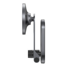 Автотримач для телефону магнітний Baseus T-Space Series Folding Metal Car Mount Magnetic на торпедо Чорний