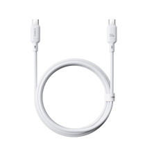 Кабель Baseus Silky Series Fast Charging Data Cable Type-C to Type-C 100W 20V 5A 1m Белый