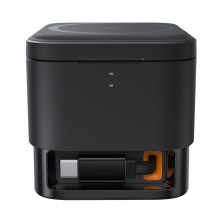 Бездротовий зарядний пристрій Baseus MagPro Series 2-in-1 Magnetic з функцією MagSafe і Qi2 20W та вбудованим кабелем Type-C Чорний