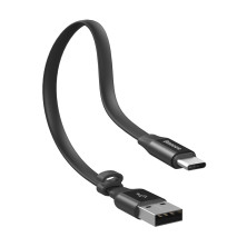 Кабель Baseus Nimble Portable Cable USB to Type-C 3A 0.23m Чорний