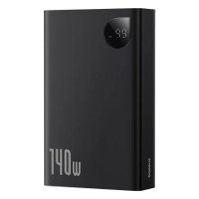УМБ Baseus Adaman 24000mAh 140W 6A с технологией QC3.0+PD3.0 USB+2Type-C+ кабель Type-C to Type-C 100W 20V/5A 1м Черный