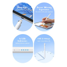 Стілус для iPad Baseus Writing 2 Series Plug-Type USB-C Active Wireless Version з LED індикаторами 10.5 годин Білий