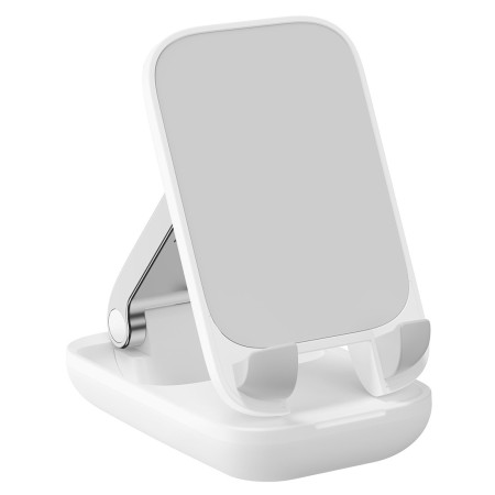 Подставка для телефона настольная Baseus Seashell Series Folding Phone Stand Белый