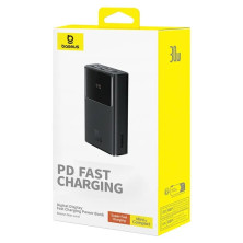 УМБ Baseus Star-Lord Digital Display 10000mAh 30W з технологією QC3.0+PD3.0 2USB+Type-C + Кабель USB to Type-C Чорний