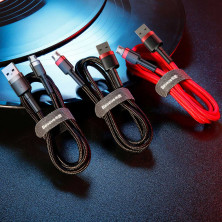 Кабель Baseus Cafule Cable USB to Micro USB 2.4A 1m Красный