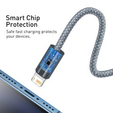 Кабель Baseus Dynamic Series Fast Charging USB to Lightning 2.4A 1m Серый