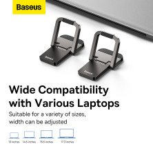 Підставка для ноутбука Baseus Slim Laptop Kickstand Сірий