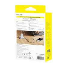 Кабель Baseus Titanium Alloy Series Fast Charging Data Cable Type-C to Lightning PD 20W 1m Серый